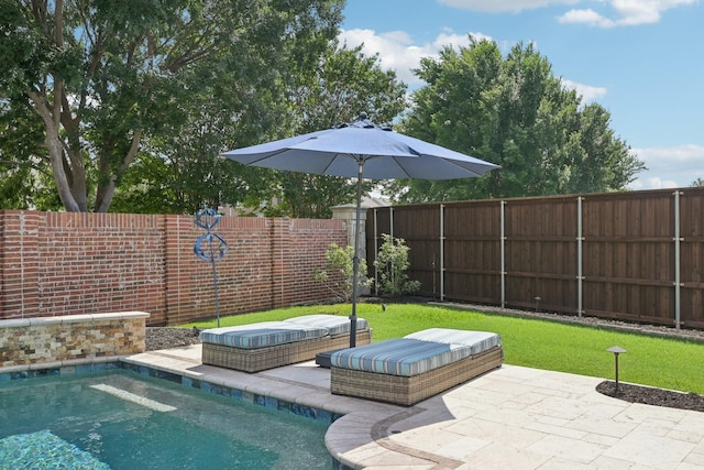 4158 Benchmark Ln, Frisco, TX 75034 - view of swimming pool featuring a patio area