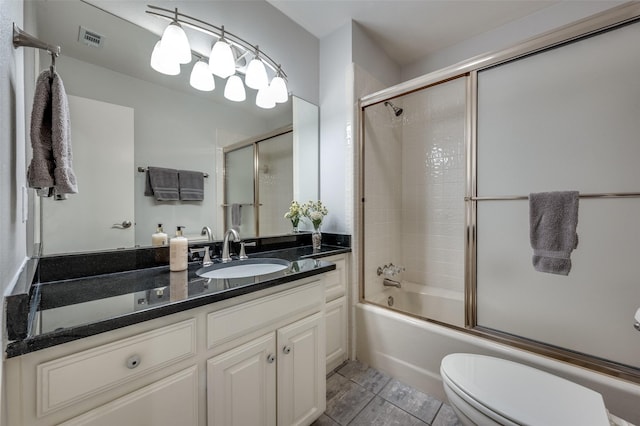 2308 Aberdeen Bnd, Carrollton, TX 75007 - full bathroom with vanity and bath / shower combo with glass door