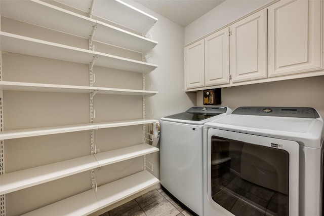2308 Aberdeen Bnd, Carrollton, TX 75007 - laundry room with washing machine and dryer and cabinet space