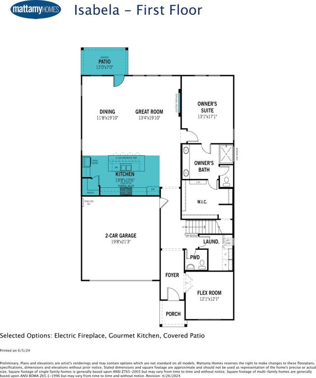 3445 Cross Shore Dr, Anna, TX 75409 - floor plan / room layout