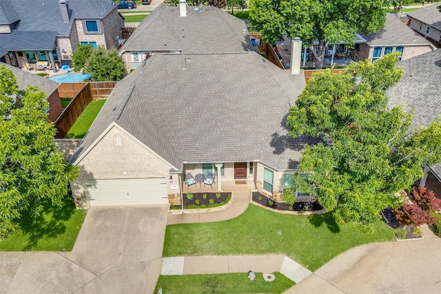 1908 Thompson Ct, Flower Mound, TX 75028 - aerial view of residential area
