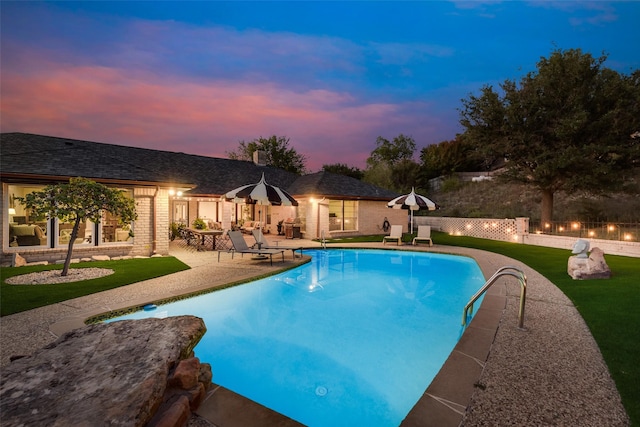 8608 Funtier Ct, Fort Worth, TX 76179 - outdoor pool with a patio