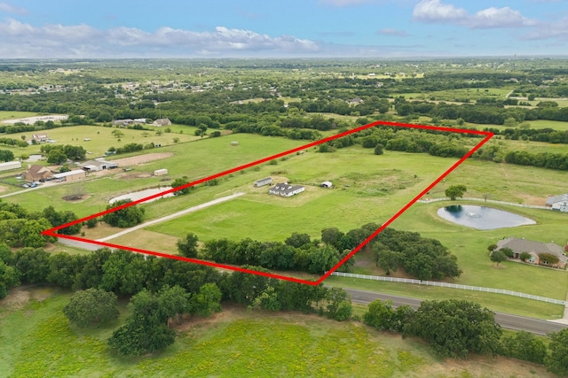 2600 Dave Angel Rd, Burleson, TX 76028 - view of rural area with property parcel outlined