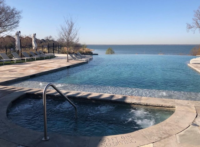 7800 Kentmere, The Colony, TX 75056 - community pool with a patio and a hot tub