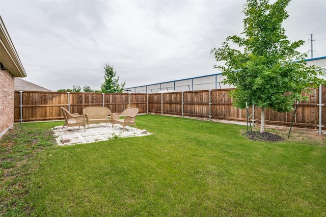 3113 Harper St, Little Elm, TX 75068 - view of yard with a patio