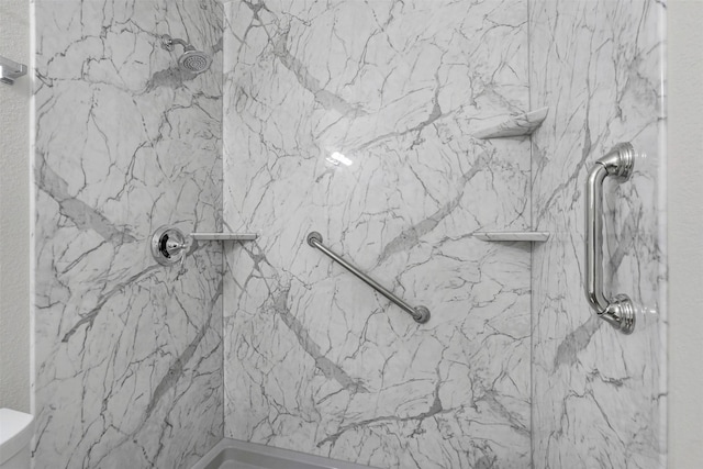 1100 Cedarcrest Dr, Mesquite, TX 75149 - full bath featuring a marble finish shower