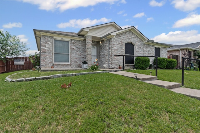 1100 Cedarcrest Dr, Mesquite, TX 75149 - single story home featuring stone siding