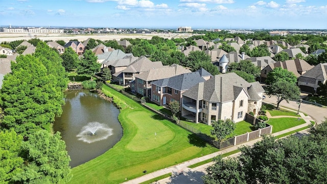 49 Pristine Pond Dr, Frisco, TX 75034 - aerial view of residential area featuring a large body of water