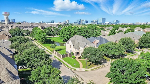 49 Pristine Pond Dr, Frisco, TX 75034 - aerial view of residential area featuring city skyline