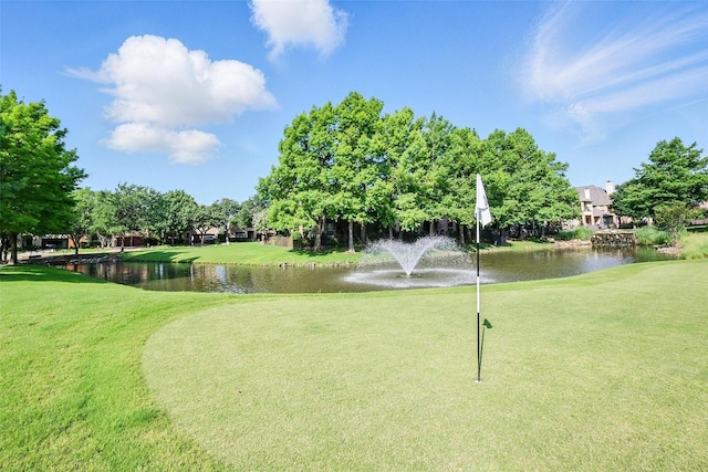 49 Pristine Pond Dr, Frisco, TX 75034 - view of community featuring a water view and a yard