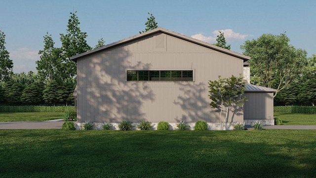 1177 Calk Rd, Tioga, TX 76271 - view of home's exterior with a lawn