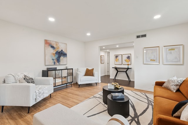 10328 Countess Dr, Dallas, TX 75229 - living room with light wood-type flooring and recessed lighting
