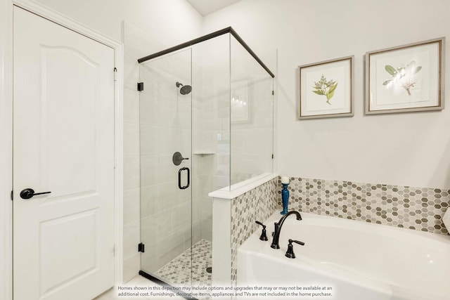 324 Chestnut Ln, Glenn Heights, TX 75154 - full bath with a bath and a stall shower