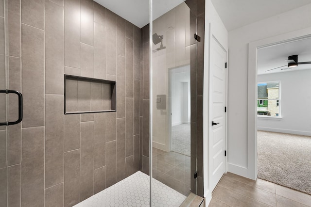 8901 Lowell St, Rowlett, TX 75089 - full bathroom with a shower stall and baseboards