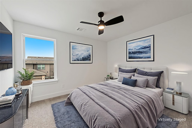 8901 Lowell St, Rowlett, TX 75089 - bedroom featuring baseboards and a ceiling fan