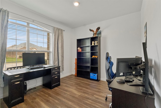 797 Hawthorn St, Princeton, TX 75407 - office area with wood finished floors