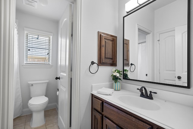 1208 Claire St, Lantana, TX 76226 - full bathroom with vanity and tile patterned flooring