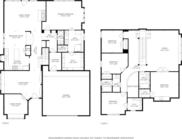 1208 Claire St, Lantana, TX 76226 - view of home floor plan