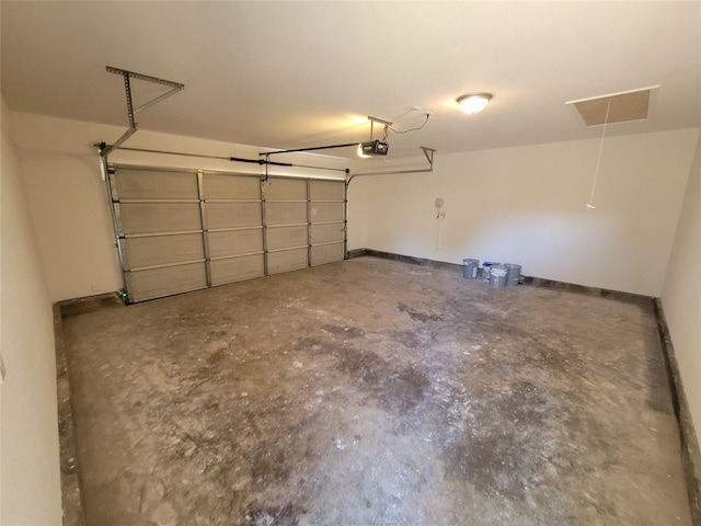 1340 Finley Dr, Plano, TX 75025 - garage featuring a garage door opener and baseboards