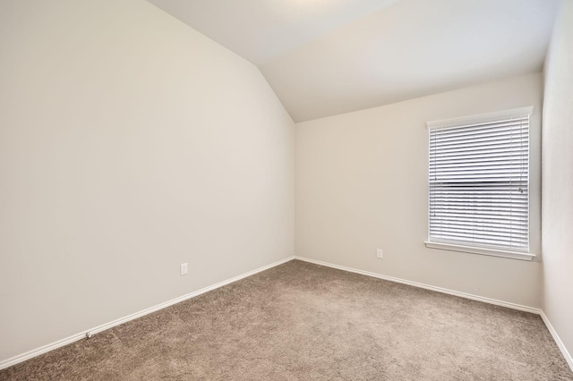 2124 Leonard Ranch Rd, Fort Worth, TX 76134 - carpeted empty room with lofted ceiling and baseboards