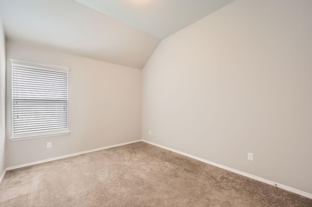 2124 Leonard Ranch Rd, Fort Worth, TX 76134 - additional living space featuring carpet floors, vaulted ceiling, and baseboards