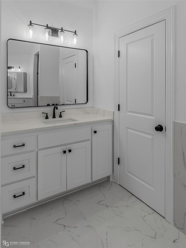 231 Ramsey, Stonewall, LA 71078 - bathroom featuring marble finish floors and vanity