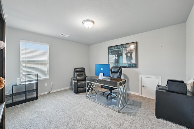 5637 Castle Peak Bnd, Fort Worth, TX 76126 - office area featuring carpet and baseboards