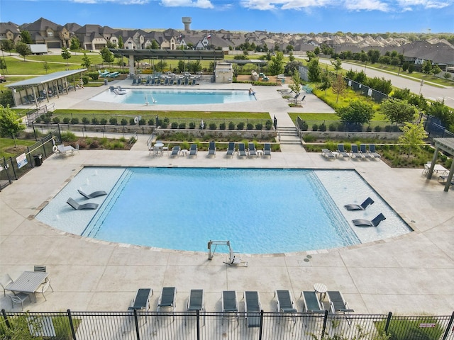 5637 Castle Peak Bnd, Fort Worth, TX 76126 - community pool with a residential view
