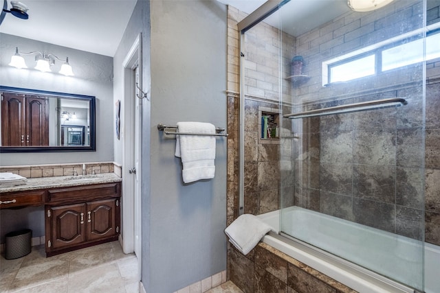 1520 Papeete Dr, Plano, TX 75075 - full bath with vanity and tiled shower / bath