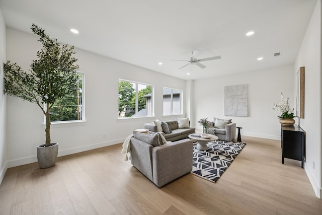 6244 Richmond Ave, Dallas, TX 75214 - living area with light wood-style floors, baseboards, and recessed lighting