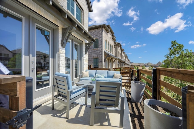 363 Somerville Dr, Mckinney, TX 75071 - view of patio / terrace featuring an outdoor living space