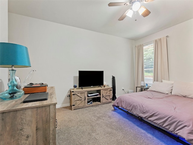 4710 Ashley Cir, Midlothian, TX 76065 - bedroom featuring carpet and a ceiling fan
