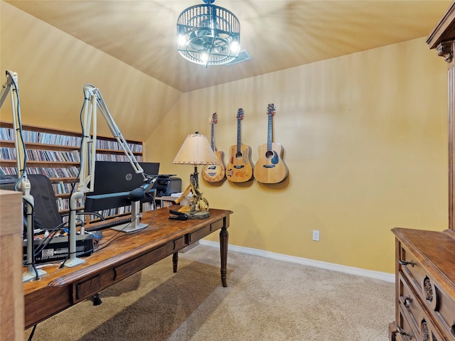 4710 Ashley Cir, Midlothian, TX 76065 - carpeted home office with baseboards