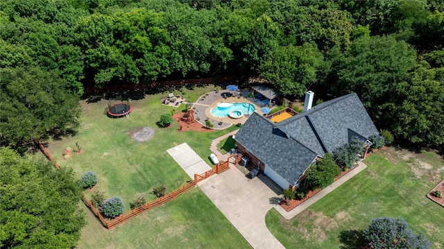 4710 Ashley Cir, Midlothian, TX 76065 - view of subject property with a pool