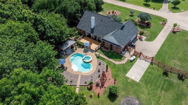 4710 Ashley Cir, Midlothian, TX 76065 - view of subject property featuring a pool area