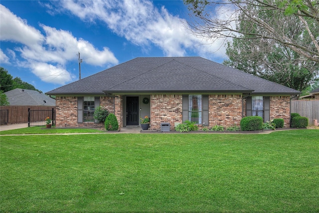1220 Melony Dr, Sulphur Springs, TX 75482 - view of front of home featuring brick siding and a shingled roof