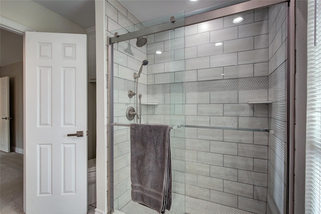 1220 Melony Dr, Sulphur Springs, TX 75482 - bathroom with a shower stall