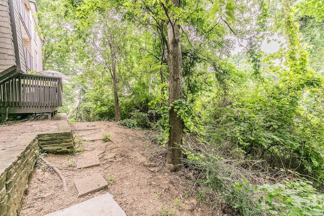 4851 Cedar Springs Rd Unit 175, Dallas, TX 75219 - view of yard with a deck