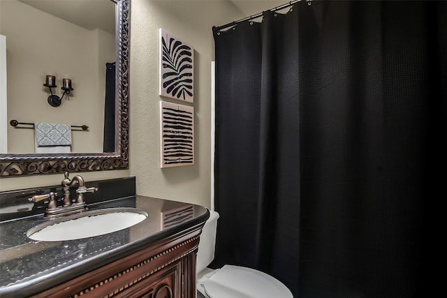 156 Buckskin Dr, Van Alstyne, TX 75495 - bathroom featuring vanity and a shower with shower curtain