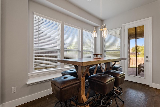 3204 Maplewood Dr, Mckinney, TX 75071 - dining area with dark wood-style floors