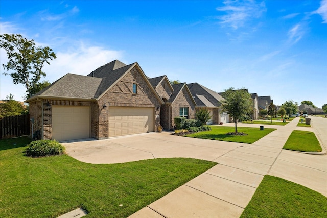 3204 Maplewood Dr, Mckinney, TX 75071 - view of front of property featuring brick siding, an attached garage, concrete driveway, and roof with shingles