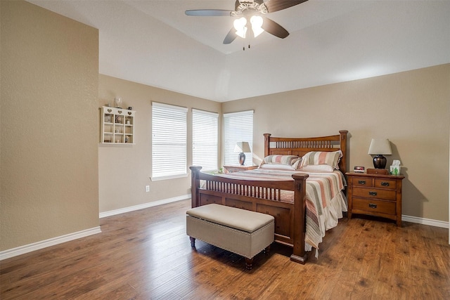 2134 Lorrie Ln, Weatherford, TX 76087 - bedroom featuring wood finished floors, baseboards, and a ceiling fan
