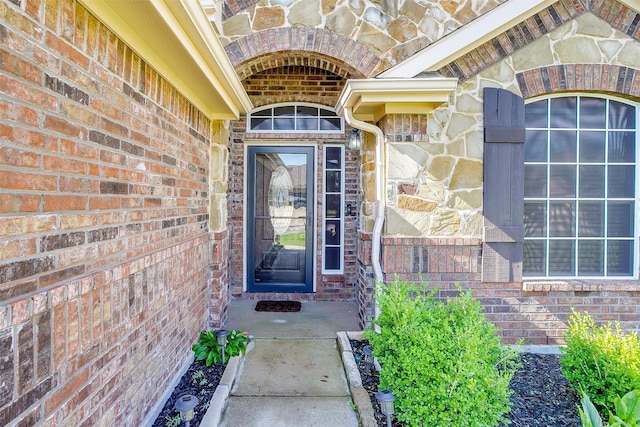 2134 Lorrie Ln, Weatherford, TX 76087 - property entrance with stone siding and brick siding