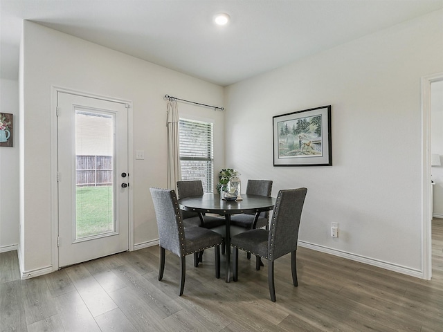 505 Maverick St, Anna, TX 75409 - dining area featuring wood finished floors and baseboards