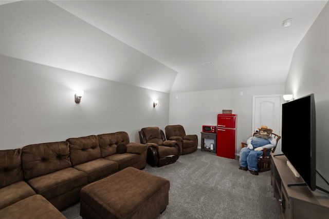 612 Wildriver Trl, Fort Worth, TX 76131 - carpeted cinema with lofted ceiling