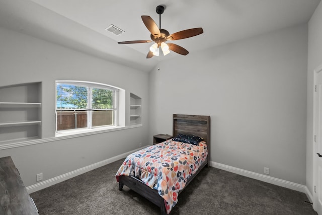 612 Wildriver Trl, Fort Worth, TX 76131 - bedroom featuring carpet flooring, baseboards, and ceiling fan