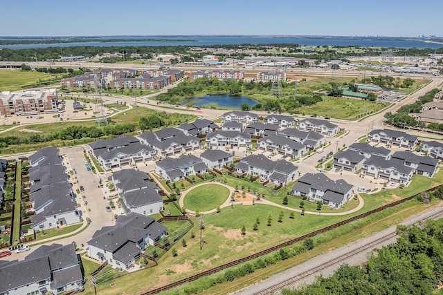 1129 Rusk Way, Lewisville, TX 75077 - view of property location with a nearby body of water and nearby suburban area
