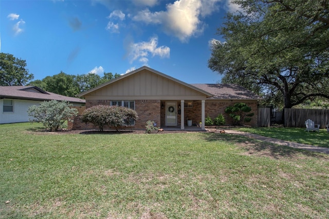 4200 Bilglade Rd, Fort Worth, TX 76109 - single story home featuring brick siding and a porch
