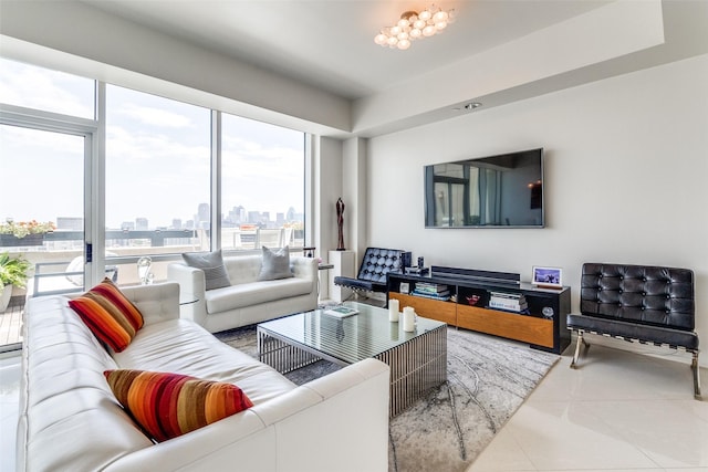 3111 Welborn St Unit 1303, Dallas, TX 75219 - view of tiled living room