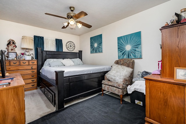 2530 Robin Ln, Garland, TX 75041 - bedroom featuring carpet flooring and ceiling fan